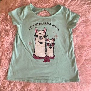 Children’s Place Girls Llama Tshirt